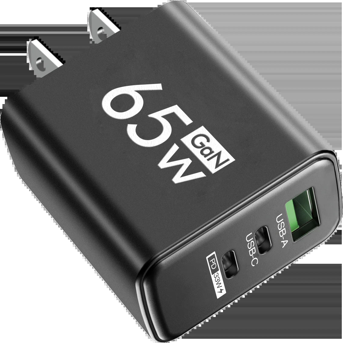 Gan 65W USB Type C PD Fast Charging Wall Charger Adapter for Iphone 15 14 Pro Max Xiaomi Samsung Oneplus POCO Quick Charger 3.0