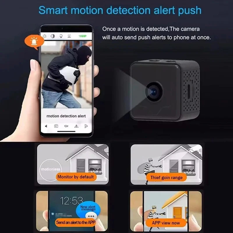 New 4K Mini Camera Home Small Wireless Wifi Camera Outdoor Upgrade Baby Pet Movement Detection Security Home Network Camera