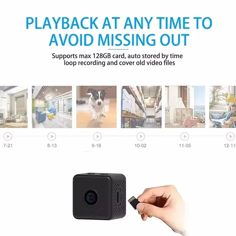 New 4K Mini Camera Home Small Wireless Wifi Camera Outdoor Upgrade Baby Pet Movement Detection Security Home Network Camera