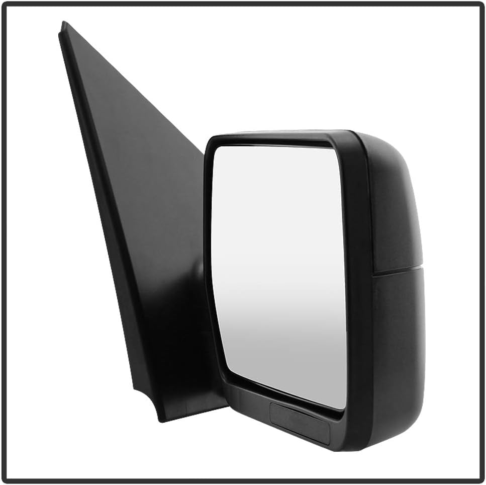 - for 2004-2014 Ford F150 F-150 Pickup Truck Manual Non-Heated Original Style View Side Mirror Passenger Side, Black