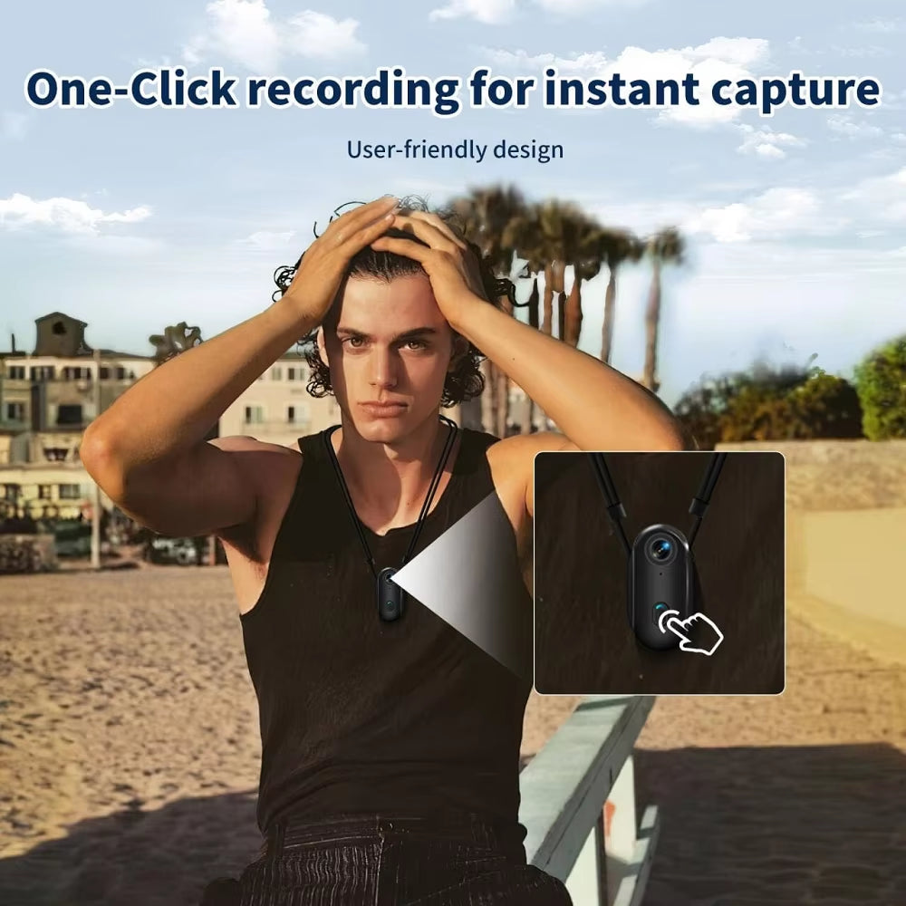 POV 4K Magnetic Body Cam Small Wireless Action Camera Magsafe Vlogging Recorder Youtube Sports Ultra Portable Smart Pro Camera