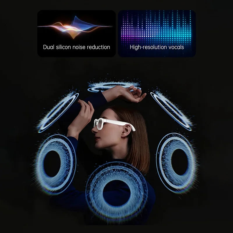 6K HD AI Camera Glasses 800MP Photochromic Multifunctional Smart Glasses Bluetooth Calling Photo Video Chatgpt Music Translation