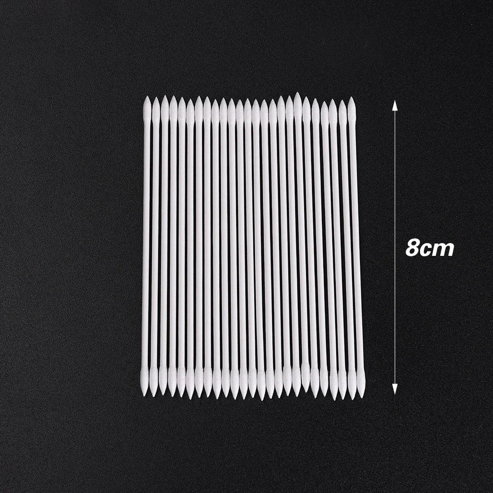 Disposable Cleaning Swab for Iphone Ipad Samsung Phones Tablet Charger Port Earphone Laptop Slot Dust Double Head Cotton Stick