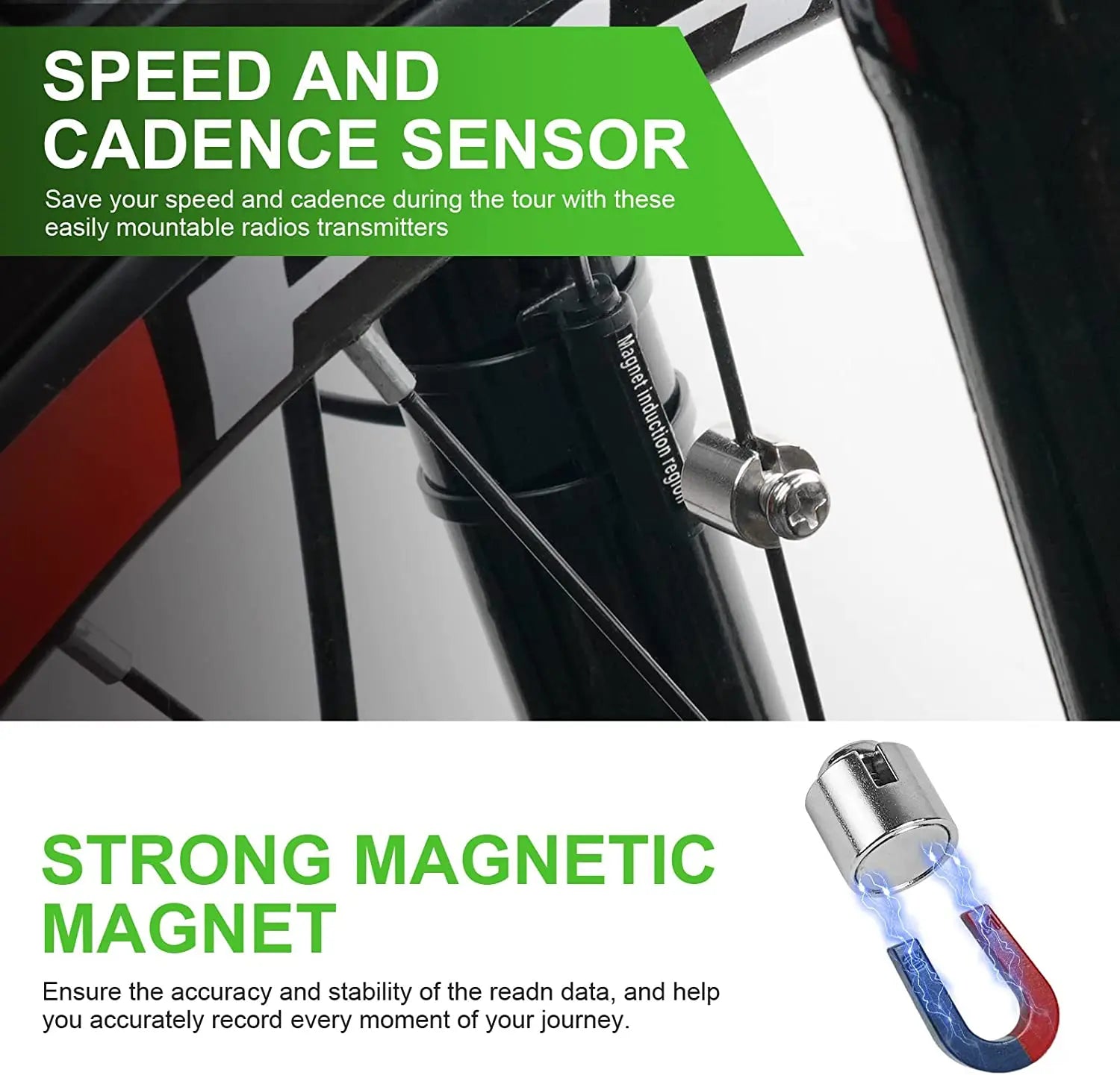 Waterproof Bike Computer, Wired Bicycle Speedometer Odometer Cycle Computer LCD Display with Backlight，Bicycle Computer
