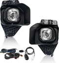 Fog Lights Driver and Passenger Side W/Harness and Switch Compatible with Ford F250 F350 F450 F550 Super Duty 2011-2016 Front Bumper Fog Lamp FO2593230 FO2592230 Clear Lens