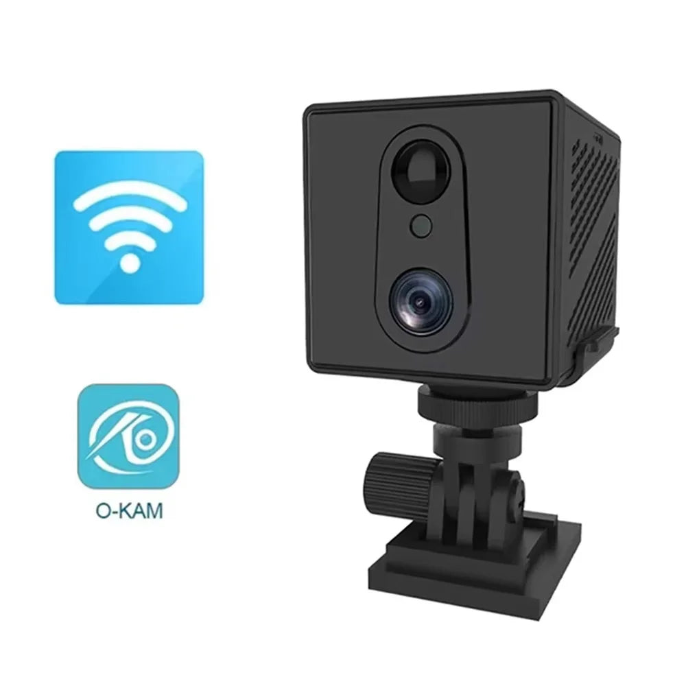 UHD 5MP 4G Sim Card Surveillance Security Mini Camera Rechargeable 3000Mah Low Power Surveillance Camera for Home Indoor