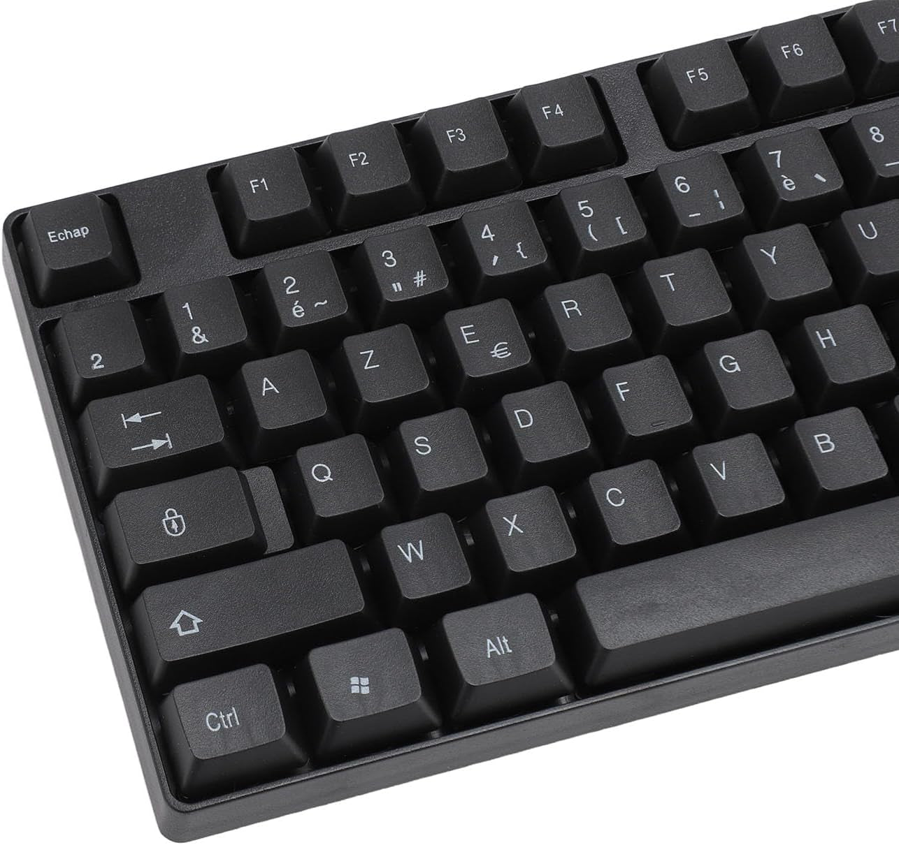 104 Keys USB Wired Gaming Keyboard, Ergonomic Design, Minority Language Keyboard with 1.5M Cable, for Office, Computer, and Laptop, 4.9Ft Cable (French(Azerty Layout)), q7809Fxogu-14