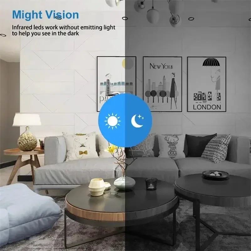 Mini 8K HD Camera Wifi Wireless Night Vision Motion Detection Video Camera Home Security Camcorder Audio Video Recorder