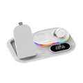 Wireless Fast Charging Station Wireless Charging Station Adjustable Foldable Portable Lightweight Clock Design for Home