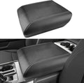 Center Console Cover for 2025 2026 Ford F150 Accessories Interior 2021 2022 2023 2024 Car Middle Arm Rest Armrest Lid Seat Cover Protector Elbow Cushion Pad (Carbon Fiber Texture, 2021-2026)