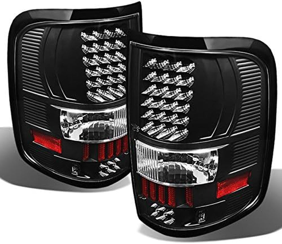 - for Ford F150 Pickup Black Bezel Dual LED G2 Projector Headlights + Tail Lamp Set