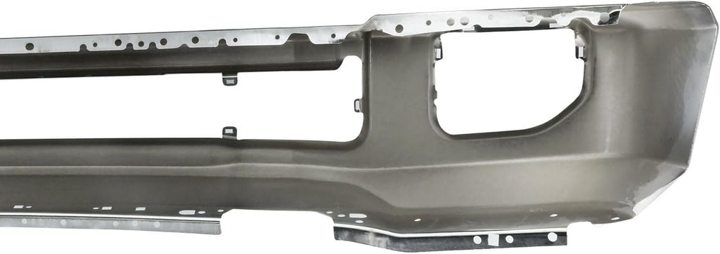 Front Bumper Fit for 2020-2022 Ford F250 F350 Super Duty,With Fog Lamp Hole,Chrome Steel,Front Bumper Impact Face Bar Replace for FO1002450