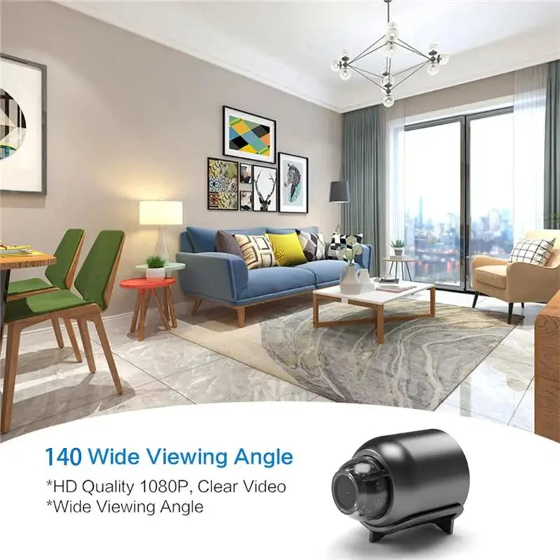 Mini 8K HD Camera Wifi Wireless Night Vision Motion Detection Video Camera Home Security Camcorder Audio Video Recorder