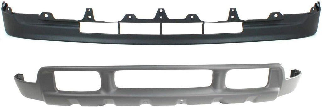 Valance Set for 2001-2004 Ford Excursion, F-250, F-350, F-450, F-550, F250 Accessories, Ford F250 Super Duty Accessories, Textured Front, Upper, Lower