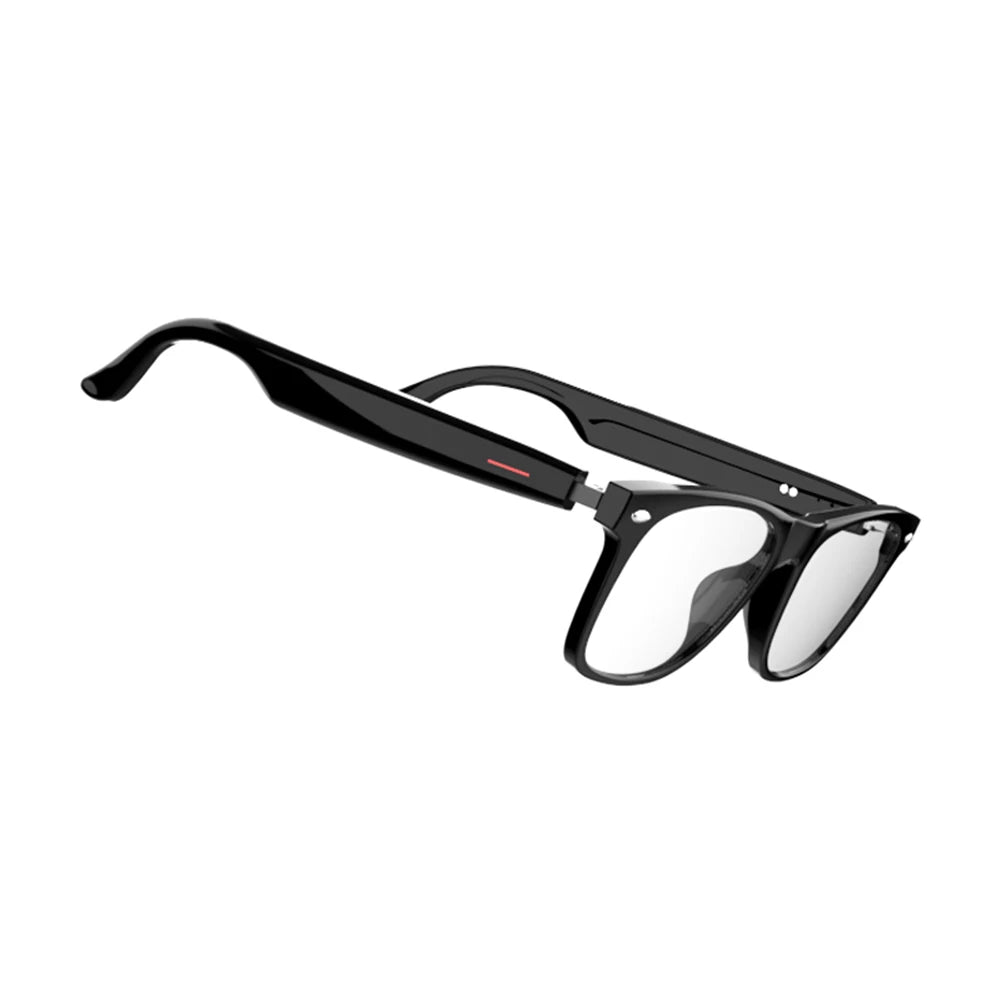 Smart Glasses AI Voice Assistant Camera Glasses Open Ear Sound Mic & Speakers Outdoor Sport Glasses with Camera for Women Men