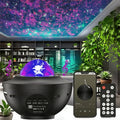 Music Player Starry Sky Projector Light LED Small Night Light USB Power Remote Control Ocean Wave Room Lighting Decoration Light