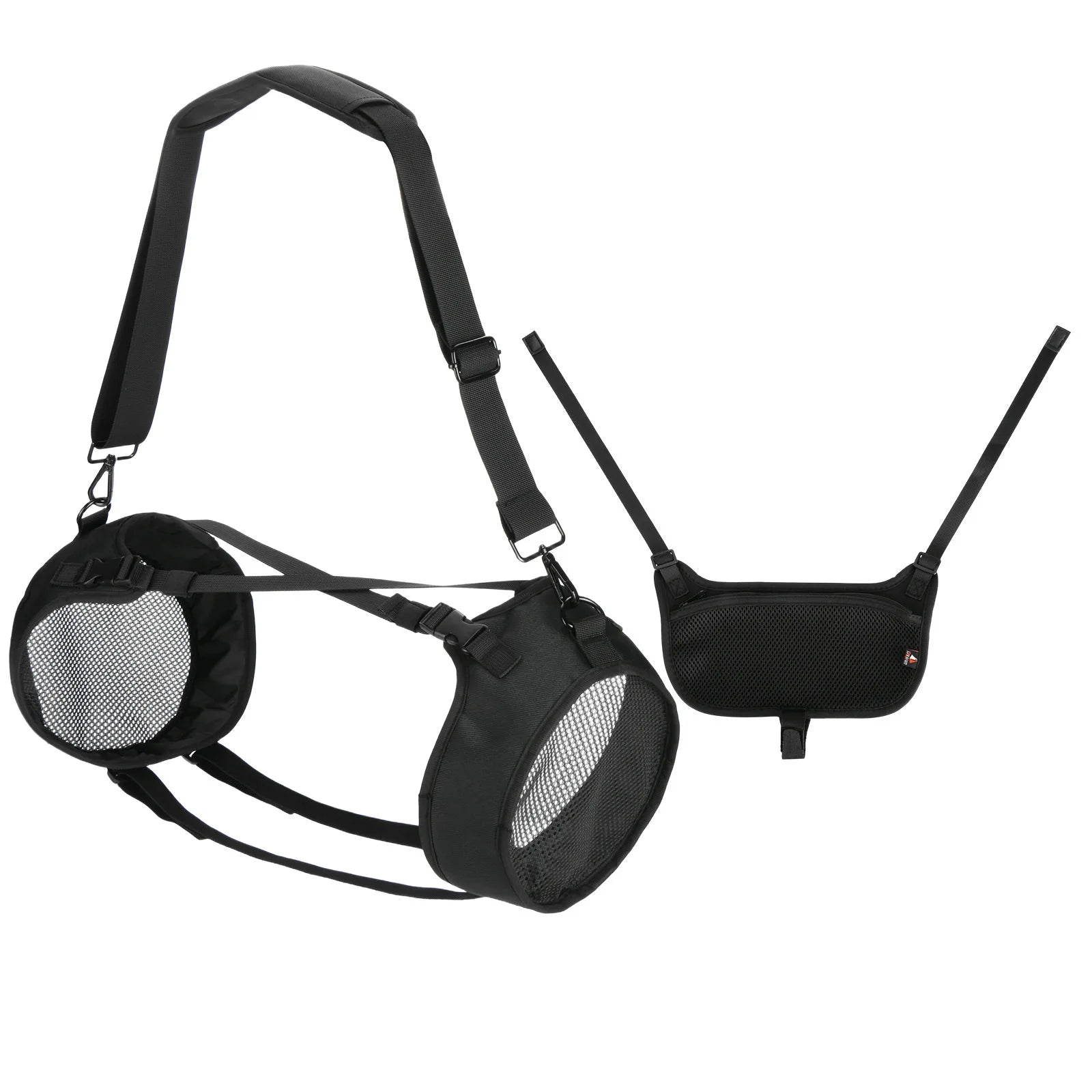 Travel Carrying Strap for JBL Boombox 4 Waterproof Bluetooth Speaker, Shoulder Strap with Two Side Covers Travel Pouch