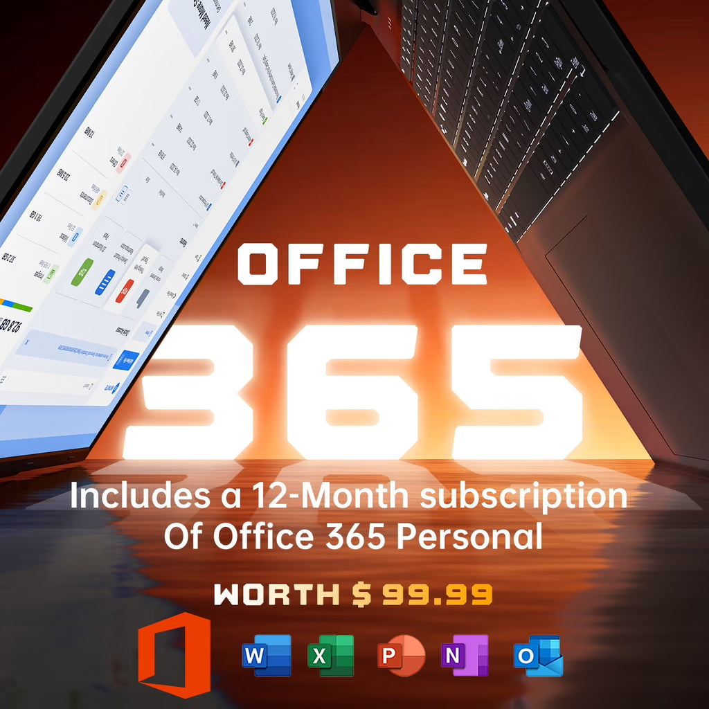 17.6" Laptop Windows 11, 16GB DDR4 640GB Storage Laptop Computer, 4-Core Intel N95 Processor(Up to 3.4Ghz), 100% Srgb, Backlit Keyboard, 1Yr Office 365 Free, Black