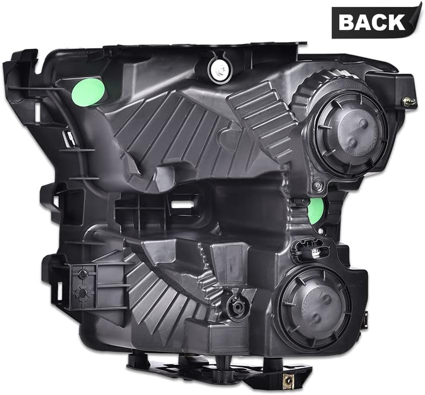 Headlights Assembly, Compatible with 2015 2016 2017 Ford F150 Replacement Headlights Assembly Headlamps Right Halogen Clear Lens Faros Conjunto De Faros
