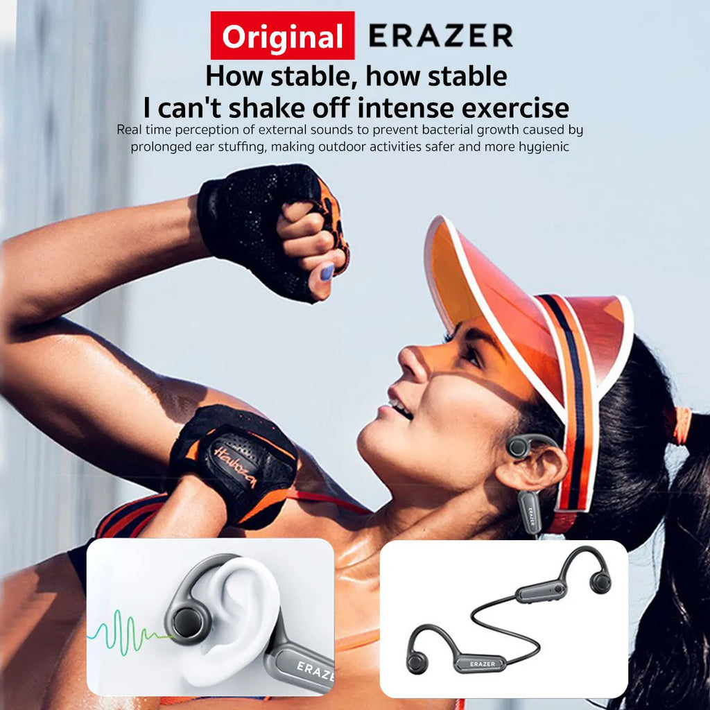 Original  XF22 Earphone Bluetooth 5.4 Sports Wireless Headphones Bone Conduction Headsets with Mic Neckband Headphones