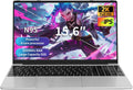 Gaming Laptop, N95 up to 3.4Ghz, 16GB RAM, 512GB SSD, 15.6" 2K Display, Fingerprint Unlock, Slim & Lightweight Laptop for Work & Study, Gray
