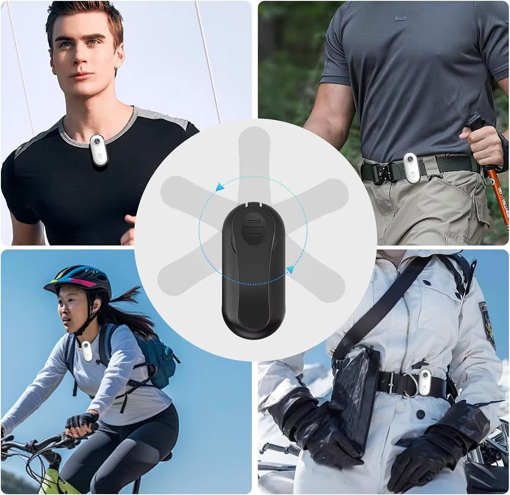 POV 4K Magnetic Body Cam Small Wireless Action Camera Magsafe Vlogging Recorder Youtube Sports Ultra Portable Smart Pro Camera