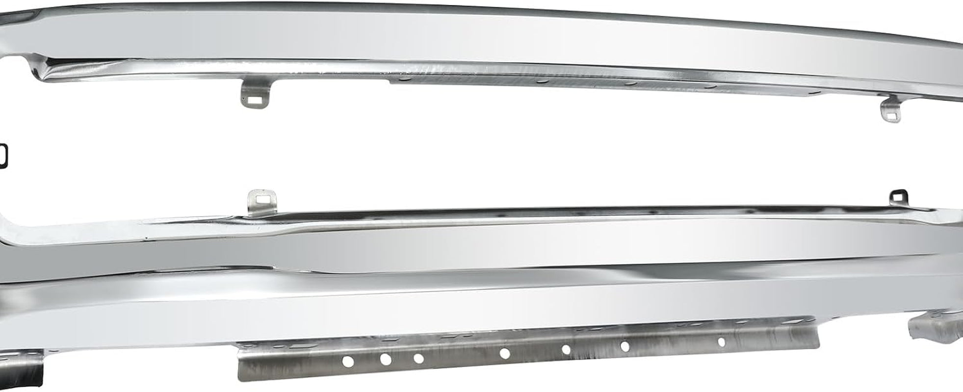 Front Bumper Fit for 2020-2022 Ford F250 F350 Super Duty,With Fog Lamp Hole,Chrome Steel,Front Bumper Impact Face Bar Replace for FO1002450