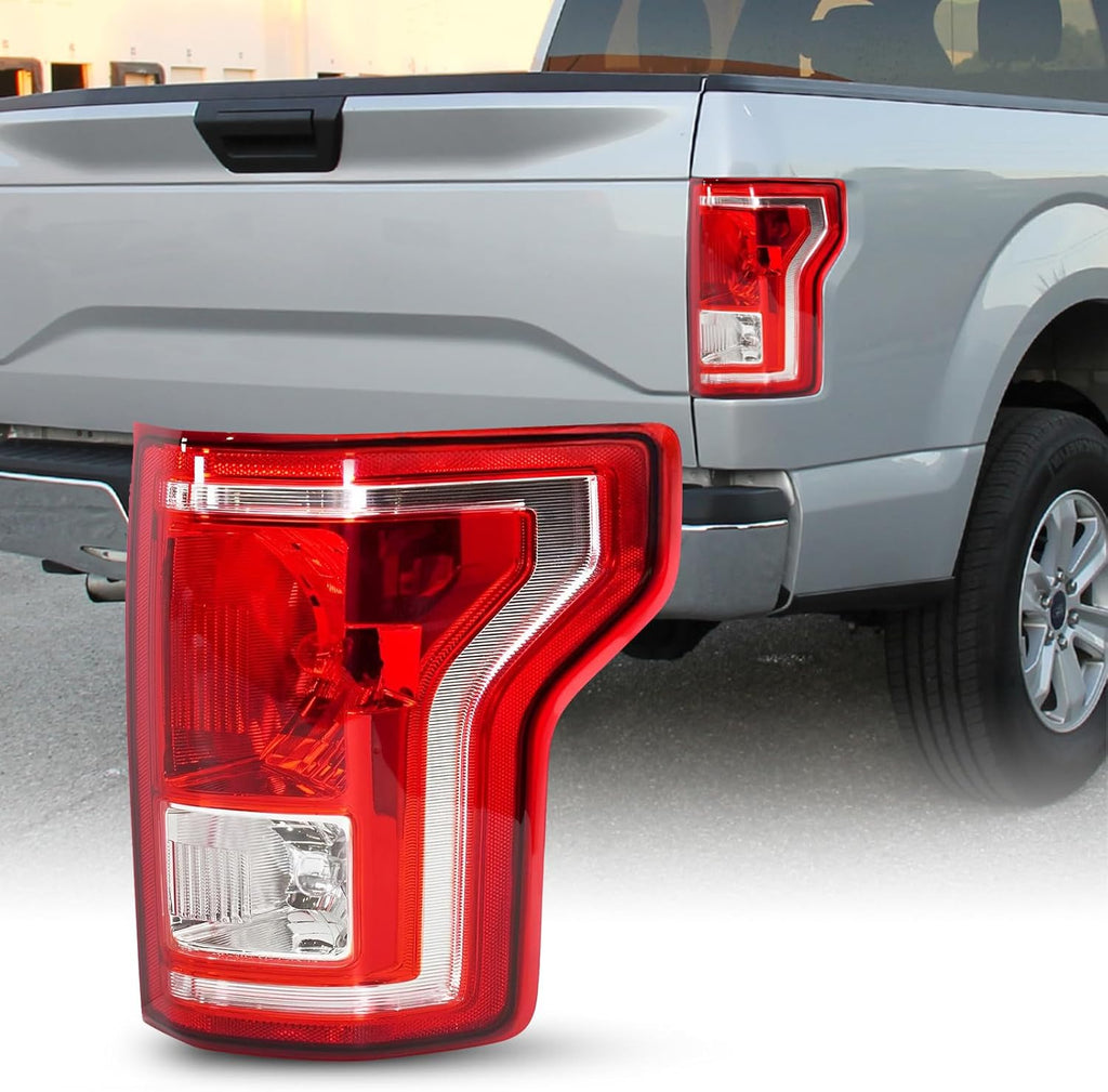 F150 Tail Light Assembly Rear Lamps Factory OEM Taillights Replacement for 2016 2017 Ford F-150 SSV/ 2015 2016 2017 Ford F-150 Lariat, XL, XLT Passenger Side(Rh)
