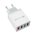 Fast 4 USB Charger Quick Charge 3.0 Fast USB Wall Charger Portable Mobile Charger QC 3.0 Adapter for Mobile Phone EU US Plug