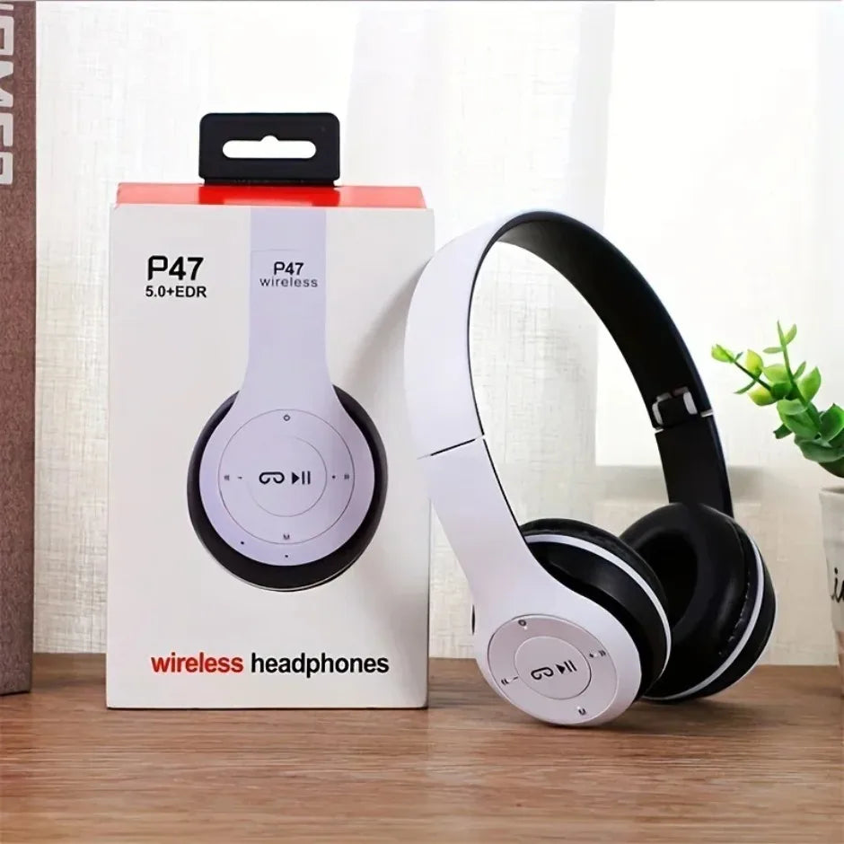 Multifunctional Bluetooth 5.0 Portable Foldable Headmounted Wireless Headset for Bluetooth Connection TF Card Wired Connection