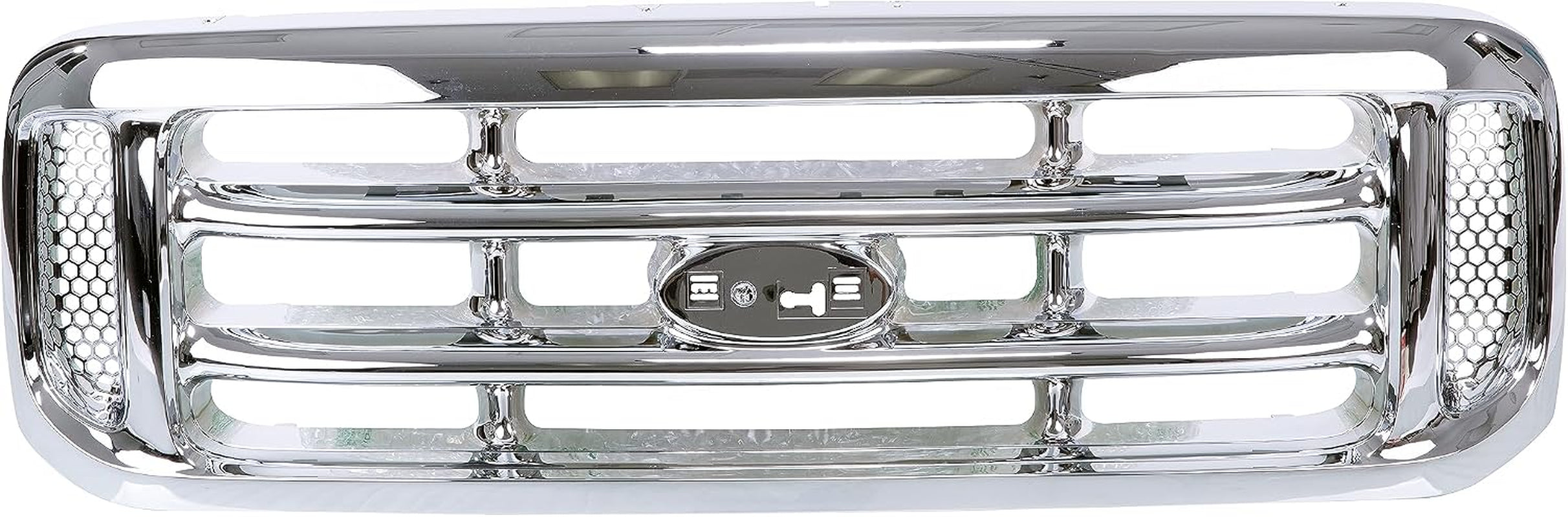 New Front Grille Grill Chrome 1999-2004 Fits FORD F250 F350 Super Duty | 2000-2005 FORD Excursion F81Z8200 FO1200417