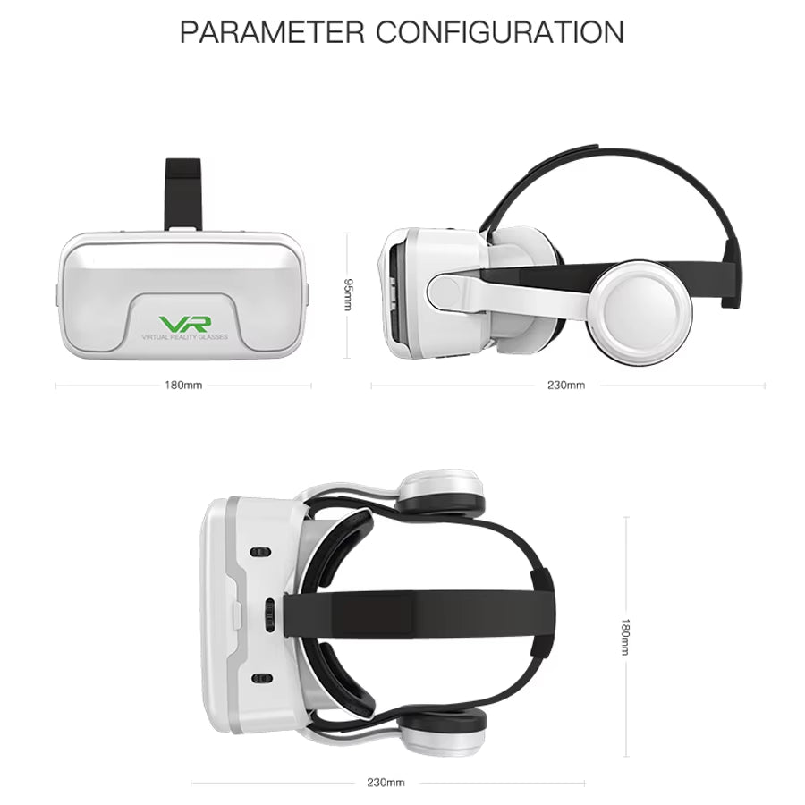 VR Shinecon 10.0 Helmet 3D Glasses Virtual Reality Casque for Smartphone Smart Phone Goggles Headset Viar Video Game Binoculars