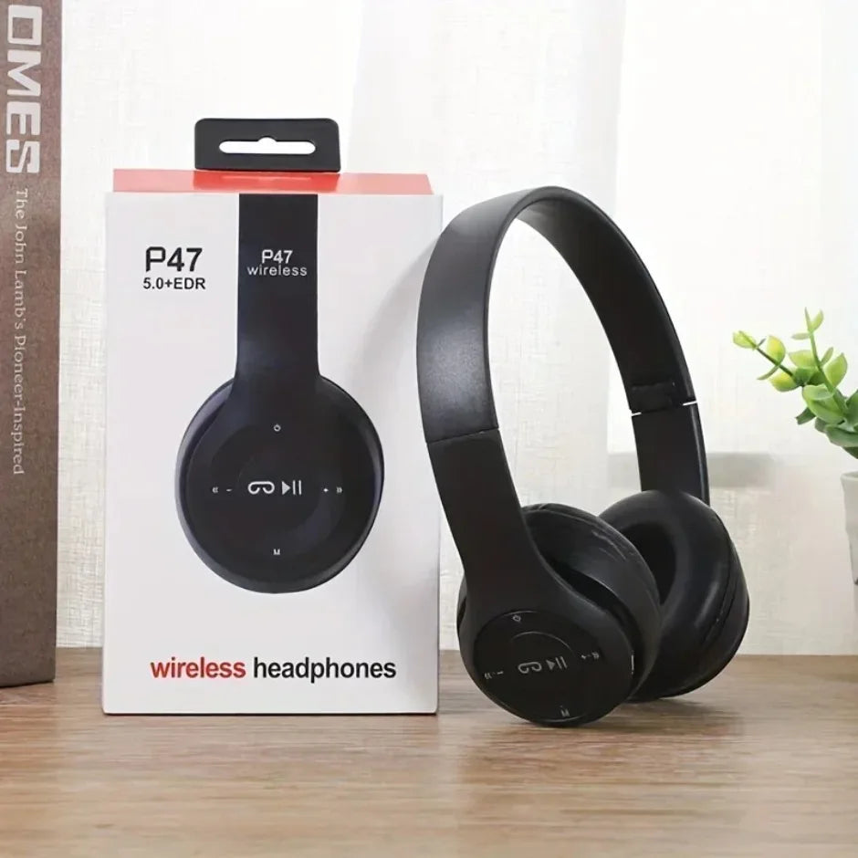Multifunctional Bluetooth 5.0 Portable Foldable Headmounted Wireless Headset for Bluetooth Connection TF Card Wired Connection