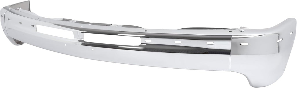 Front Bumper Face Bar(Split Design 3Pcs) Compatible with 2000-2006 Chevrolet Tahoe/Suburban 1500 2500&1999-2002 Chevrolet Silverado 1500 2500 3500 HD Bumper Impact Bar GM1002376 12336026