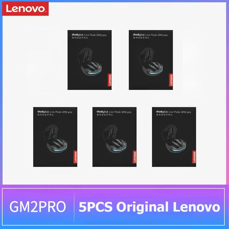 5PCS Original  GM2 Pro TWS Wireless Headphones Sliding Cover Gaming Earphone Bluetooth 5.3 Sport Earbuds Music Headsets