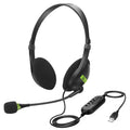 3.5Mm Wired Headphones Microphone Universal USB Headset with Microphone for PC /Laptop/Computer