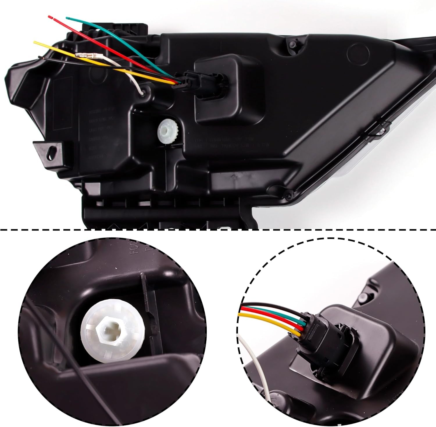 LED Fog Light W/Running Turn Signal Compatible for 2021 2022 2023 Ford F150 XLT Fog Light Set Full Led Light Bumper Fog Lamps Assembly