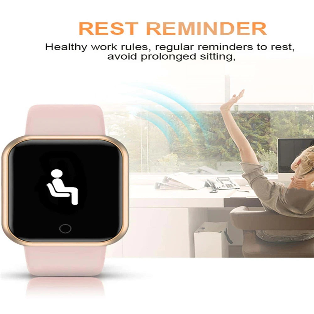 Smart Watch Women Men Music Control Bluetooth Calories Fitness Monitor Smartwatch Running Tracker Sport Bracelet for Android IOS